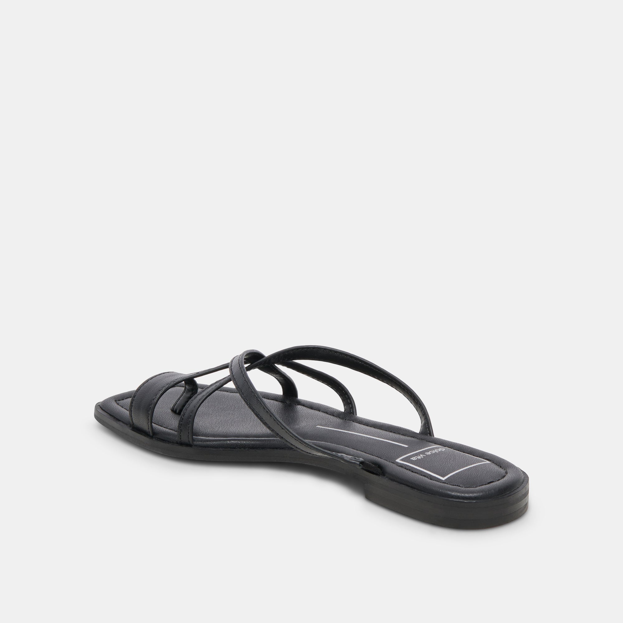 INDIGO Black Leather Sandals for Women - Comfortable & Stylish Summer Footwear for Beach, Travel, and Casual Wear