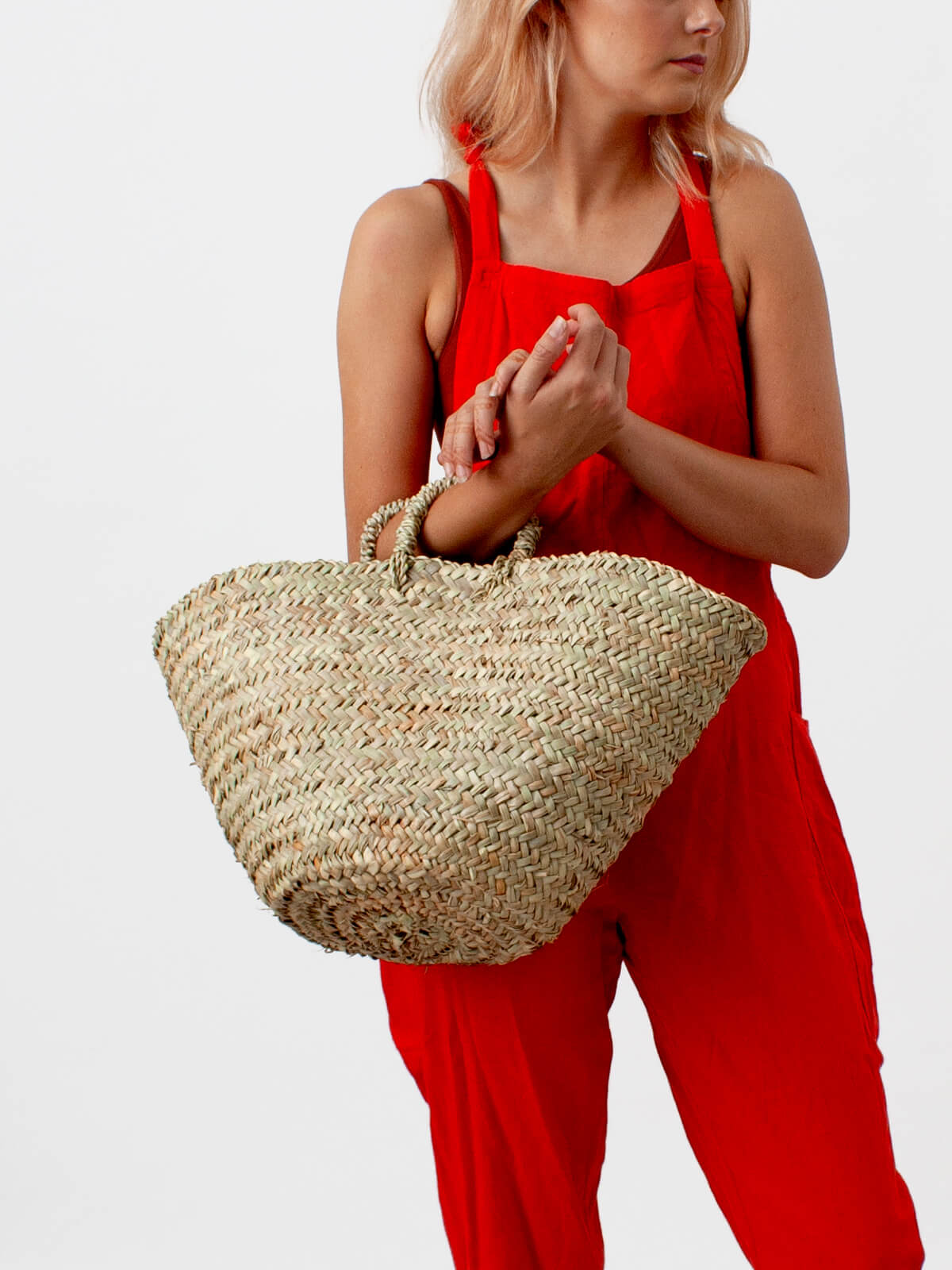 Handwoven Beldi Baskets - Set of 3 Natural Moroccan Storage Baskets (Small, Medium, Large) for Home Decor, Organizing, and Gift Giving