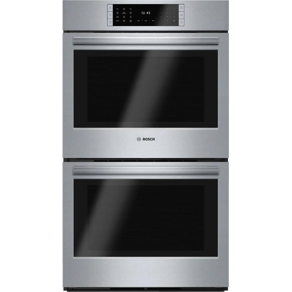 Bosch HBLP651UC 30-Inch Stainless Steel Double Wall Oven - Benchmark Series with Convection Baking & Self-Cleaning - Perfect for Modern Kitchens & Home Baking Enthusiasts