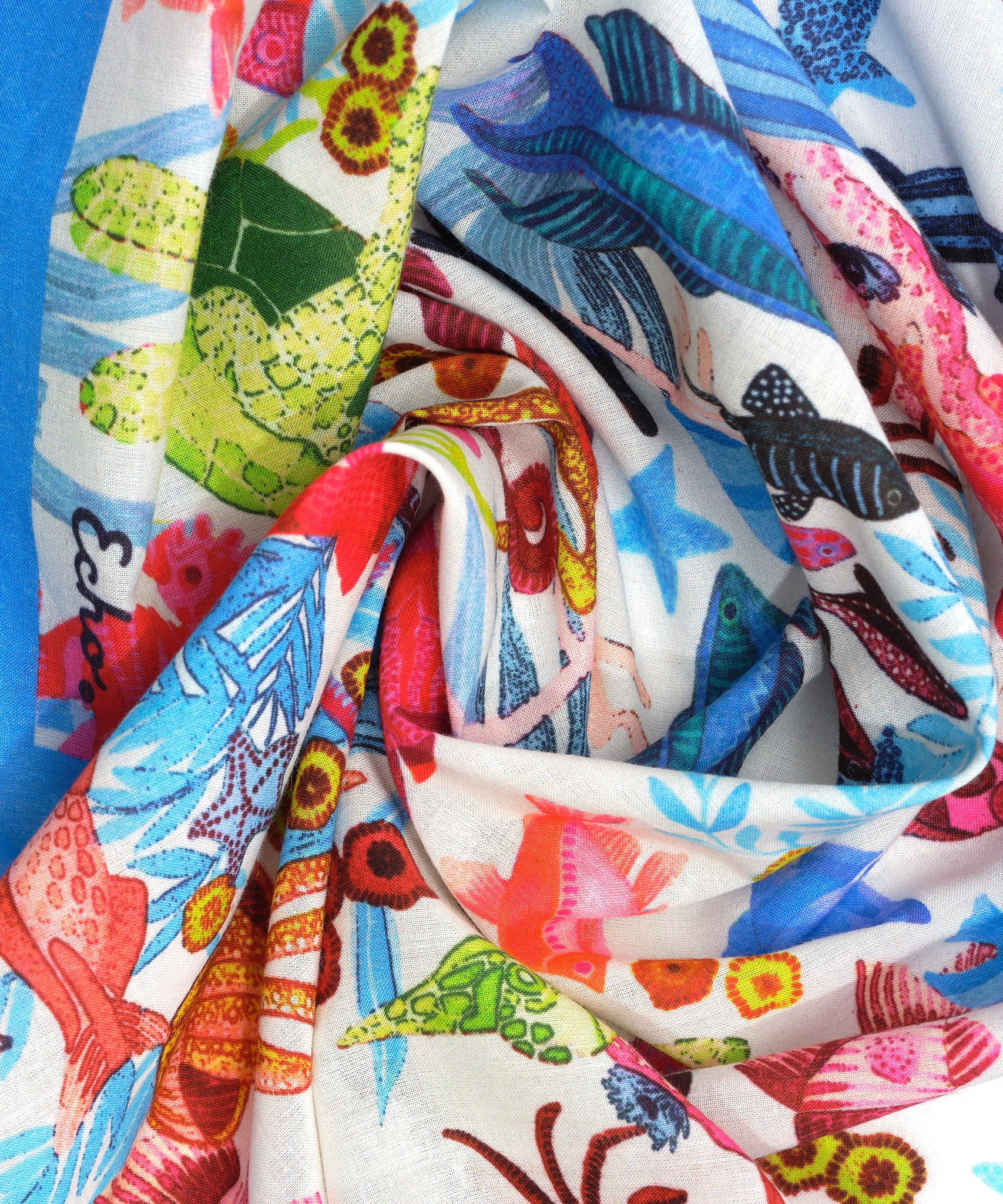 Breathable Underwater Seas Bandana - Quick-Dry Swim Scarf for Snorkeling, Diving & Beach Activities