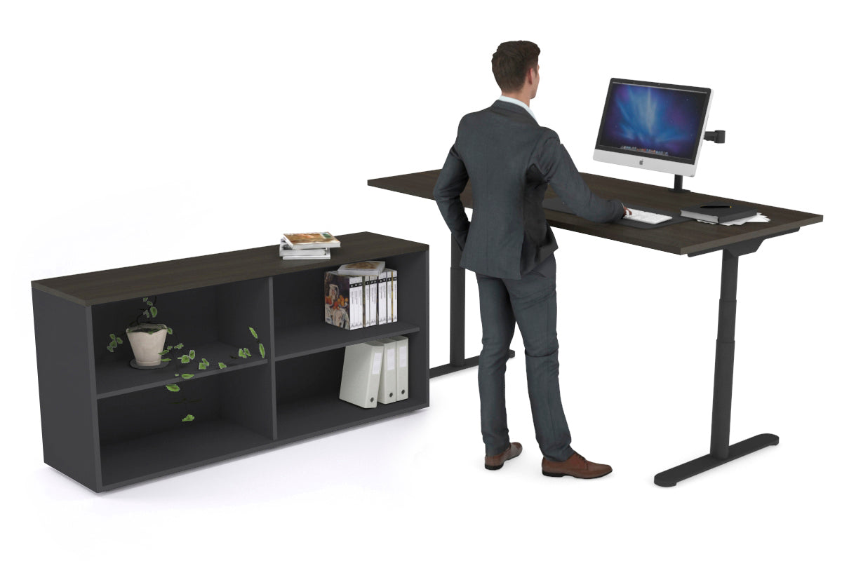 Flexi Premium Height Adjustable Standing Desk - 1800L x 700W Electric Sit Stand Workstation for Home Office, Gaming & Study - Ergonomic Executive Desk for Productivity & Comfort