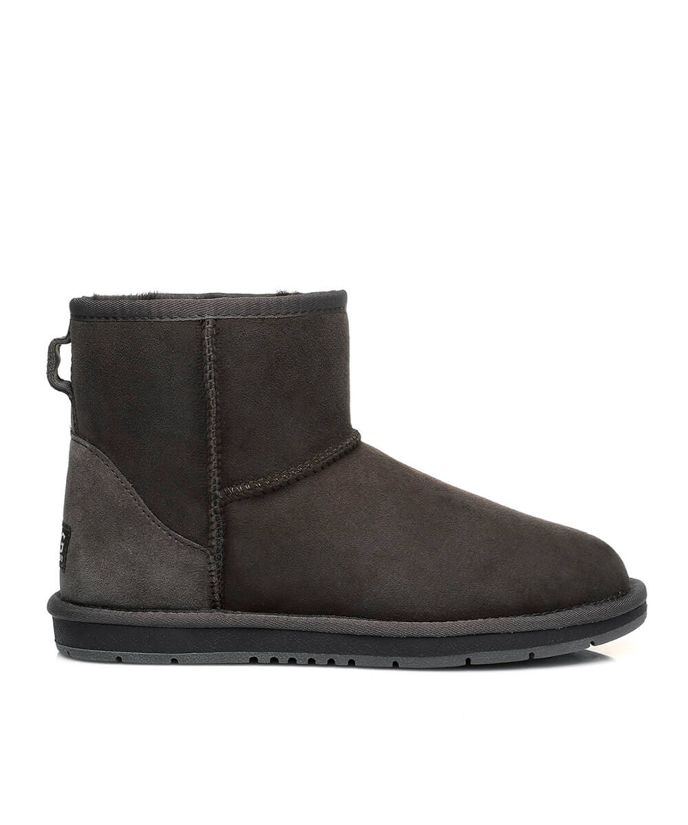 Men's UGG Classic Luxe Mini Boots - Genuine Sheepskin Winter Boots for Men | Cozy & Waterproof Snow Boots for Cold Weather, Hiking & Outdoor Activities