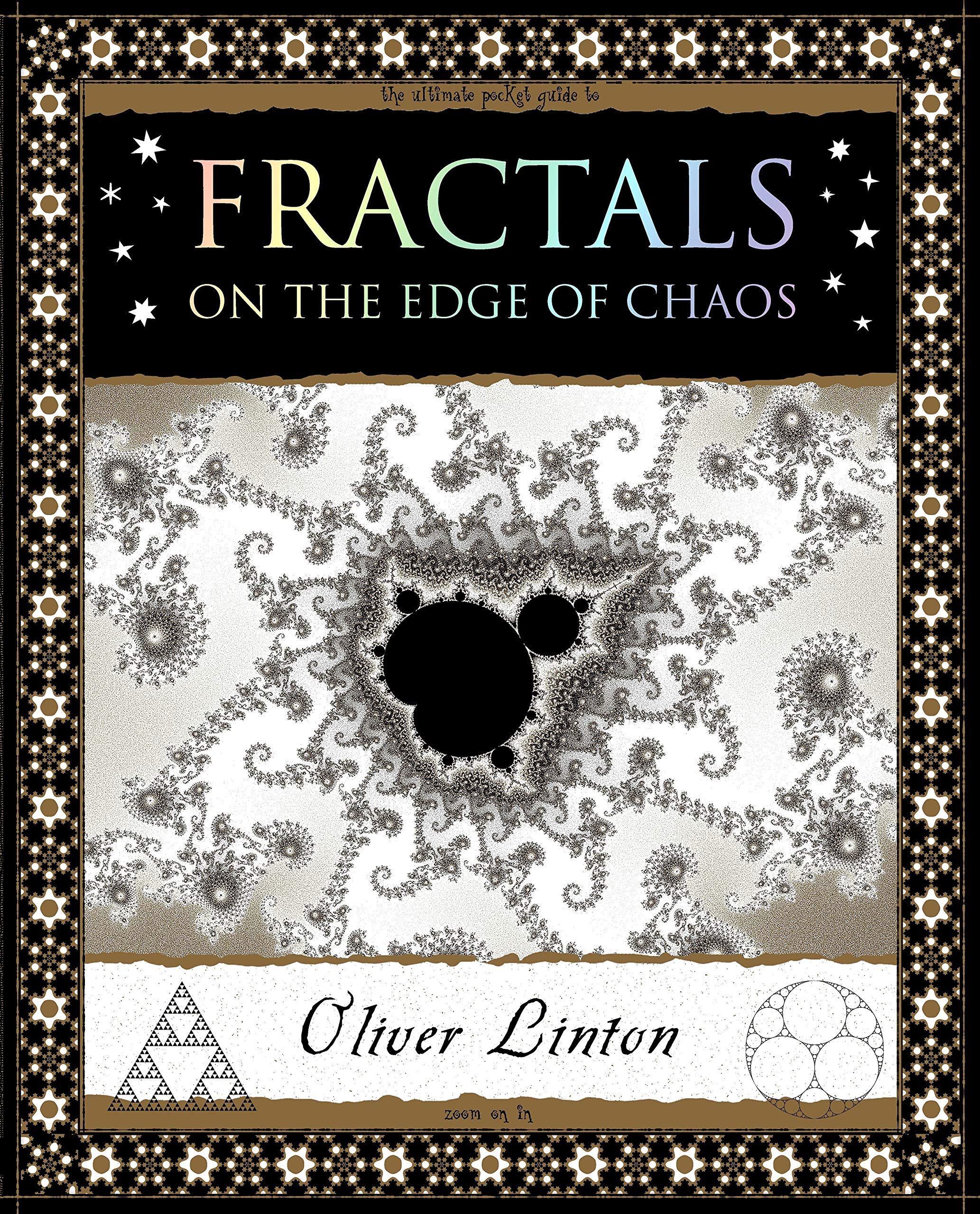 Fractals: On the Edge of Chaos - Wooden Books | Mathematical Art & Nature Patterns | Perfect for Math Enthusiasts, Science Decor & Gift Ideas