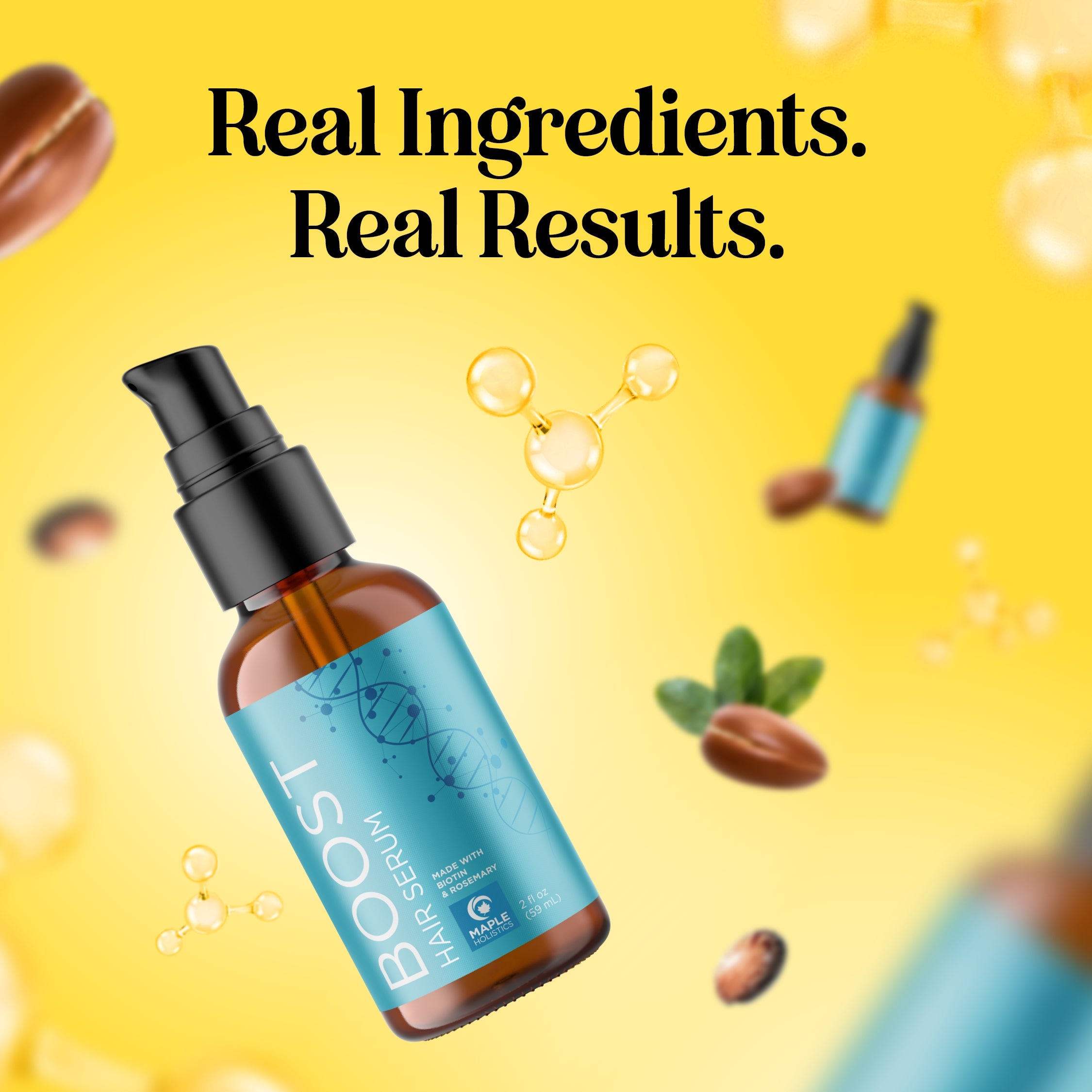 Best Hair Growth Serum for Thicker & Longer Hair - Natural & Organic Formula for Men & Women - Perfect for Daily Use & Styling