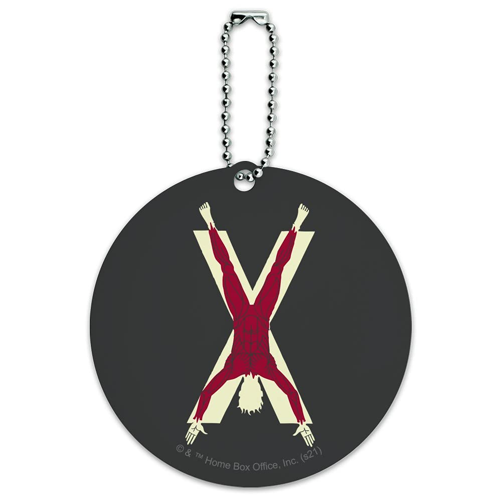 Game of Thrones Bolton Sigil Round Luggage ID Tag - Personalized Suitcase Tag for Carry-On Bags - Perfect for Travel, Cosplay & GOT Fans Collection