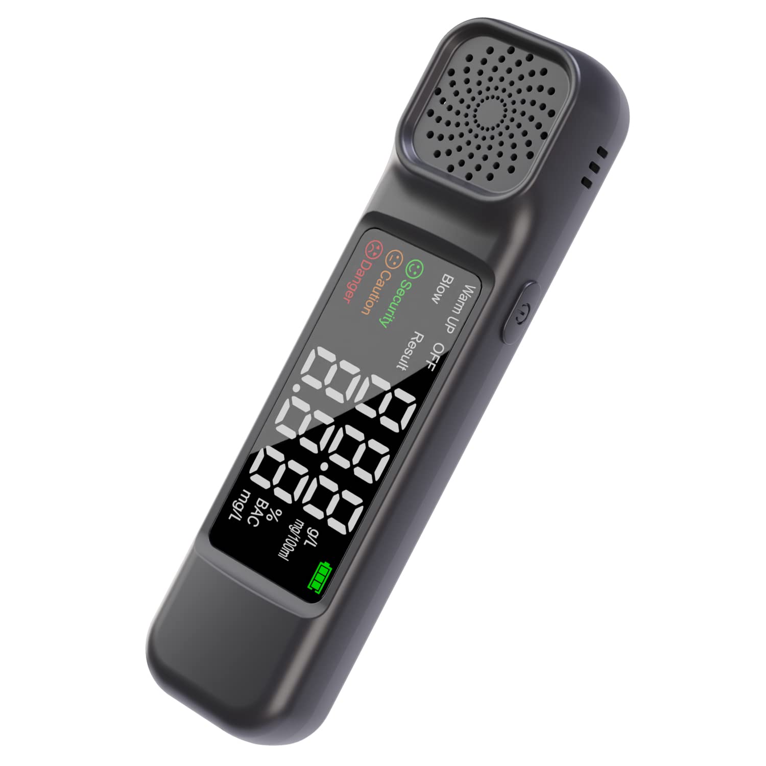 YGGYM Portable Breathalyzer - Accurate Personal Alcohol Tester with Large LED Display for Drunk Driving Prevention | AT68 Model | Ideal for Home, Party & Workplace Safety Checks