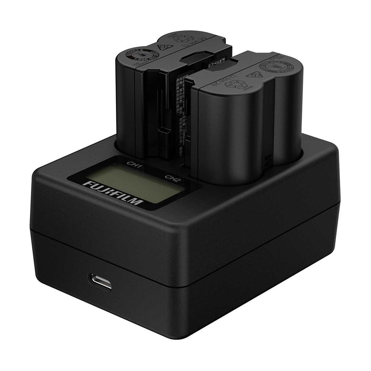 Fujifilm BC-W235 Twin Battery Charger for NP-W235 - Fast Dual USB Charger for Fujifilm X-T4 X-T3 X-T30 X-Pro3 Cameras - Perfect for Travel & Professional Photography