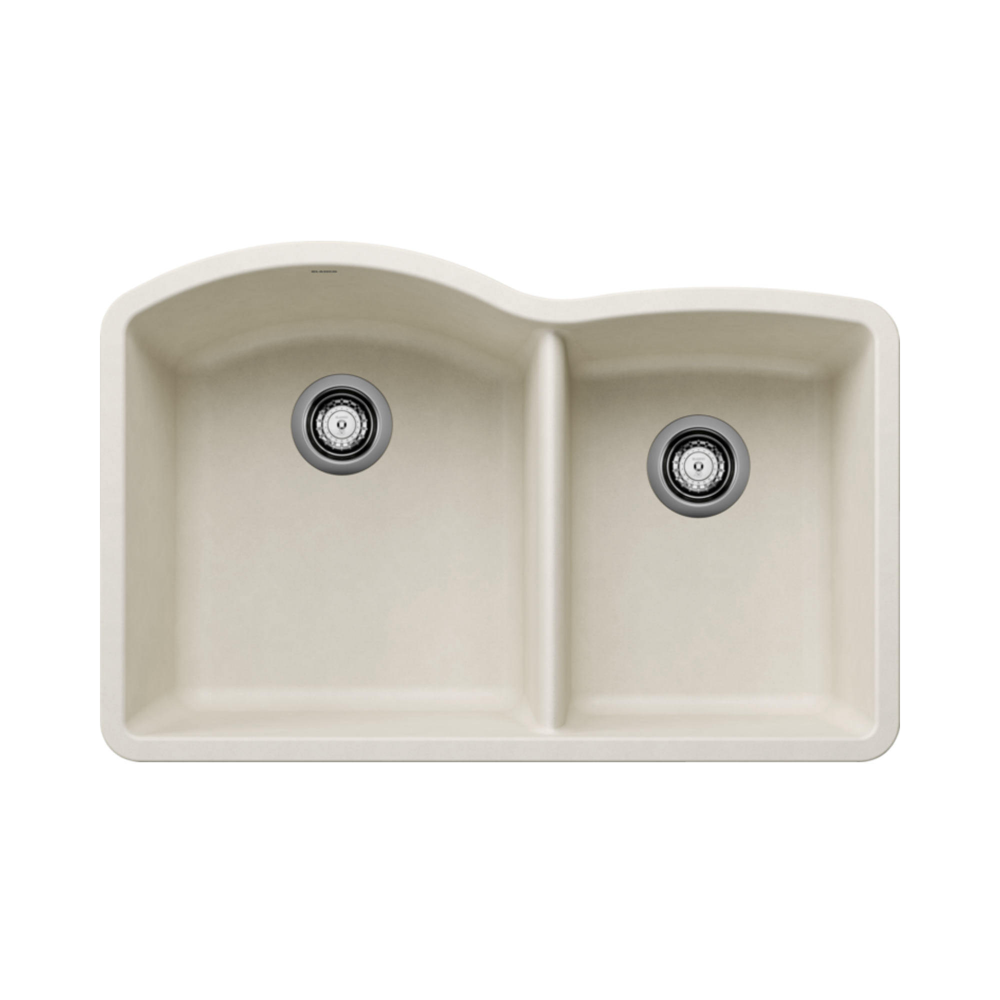Blanco Diamond 1-3/4 Bowl SILGRANIT Kitchen Sink - Durable Stain-Resistant Undermount Sink for Modern Kitchens | Perfect for Food Prep, Dishwashing & Entertaining