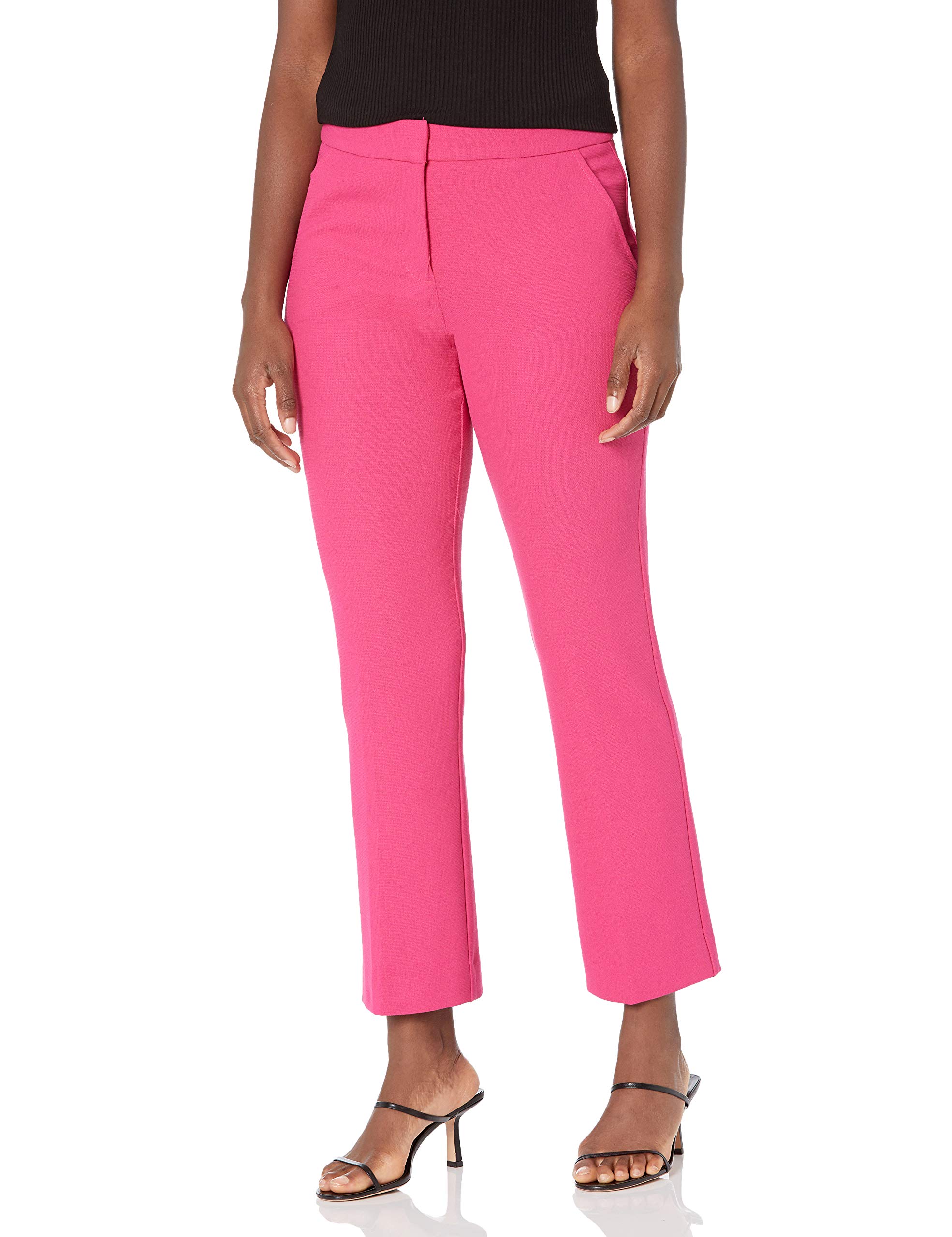 Trina Turk Women's Button Back Pants - Stylish High-Waisted Trousers for Work & Casual Wear | Office, Travel & Everyday Outfits