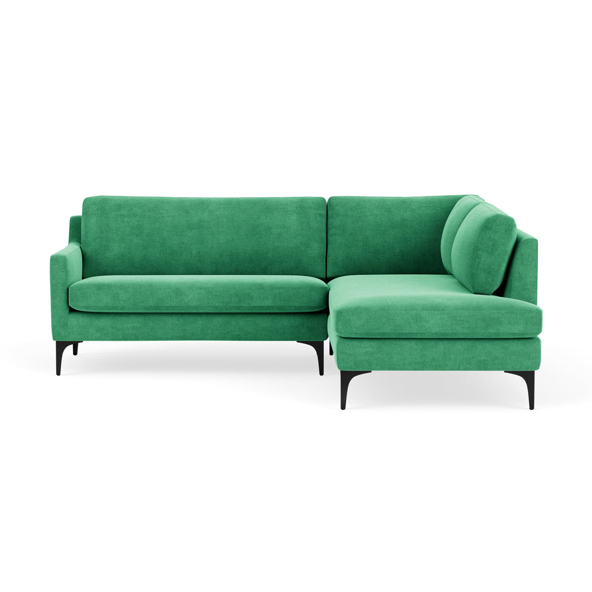 Astha Fabric Right Corner Sofa - Modern L-Shaped Sectional Couch for Living Room, Home Theater & Small Spaces | Comfortable & Stylish Lounge Furniture
