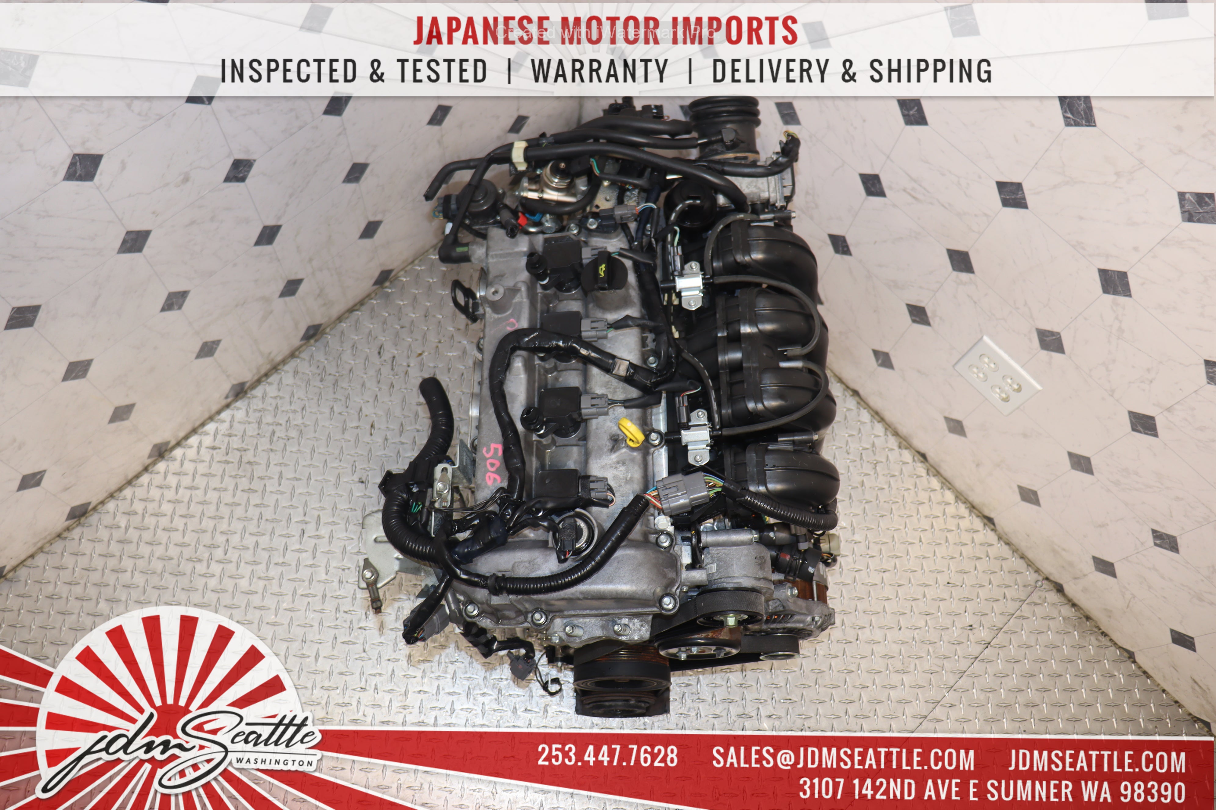 JDM LF-VE 2.0L Engine for 2006-2009 Mazda 3 | Replacement for 2.3L 4-Cylinder DOHC VVT | Perfect for Performance Upgrades & Engine Swaps
