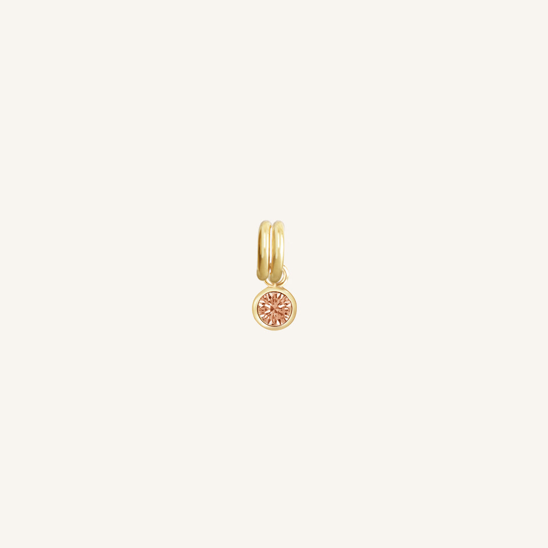 Aura Birthstone Charms - Genuine Gemstone Jewelry for Necklaces & Bracelets - Perfect Gift for Birthday, Anniversary & Special Occasions
