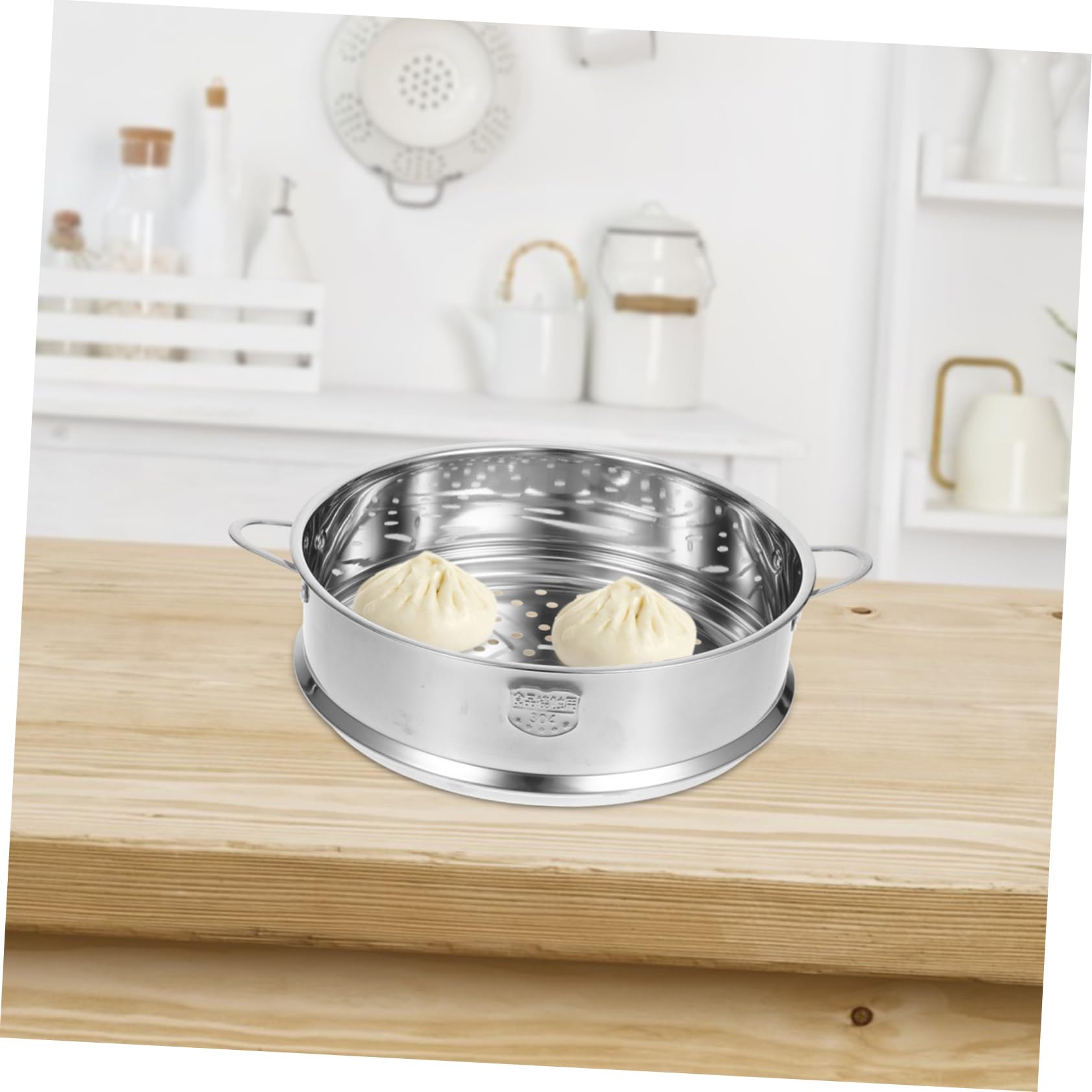 Premium Stainless Steel Steamer Basket - 3-Tier Multi-Functional Food Steamer for Dumplings, Vegetables & Seafood - Durable Kitchen Steamer for Healthy Cooking, Meal Prep & Asian Cuisine