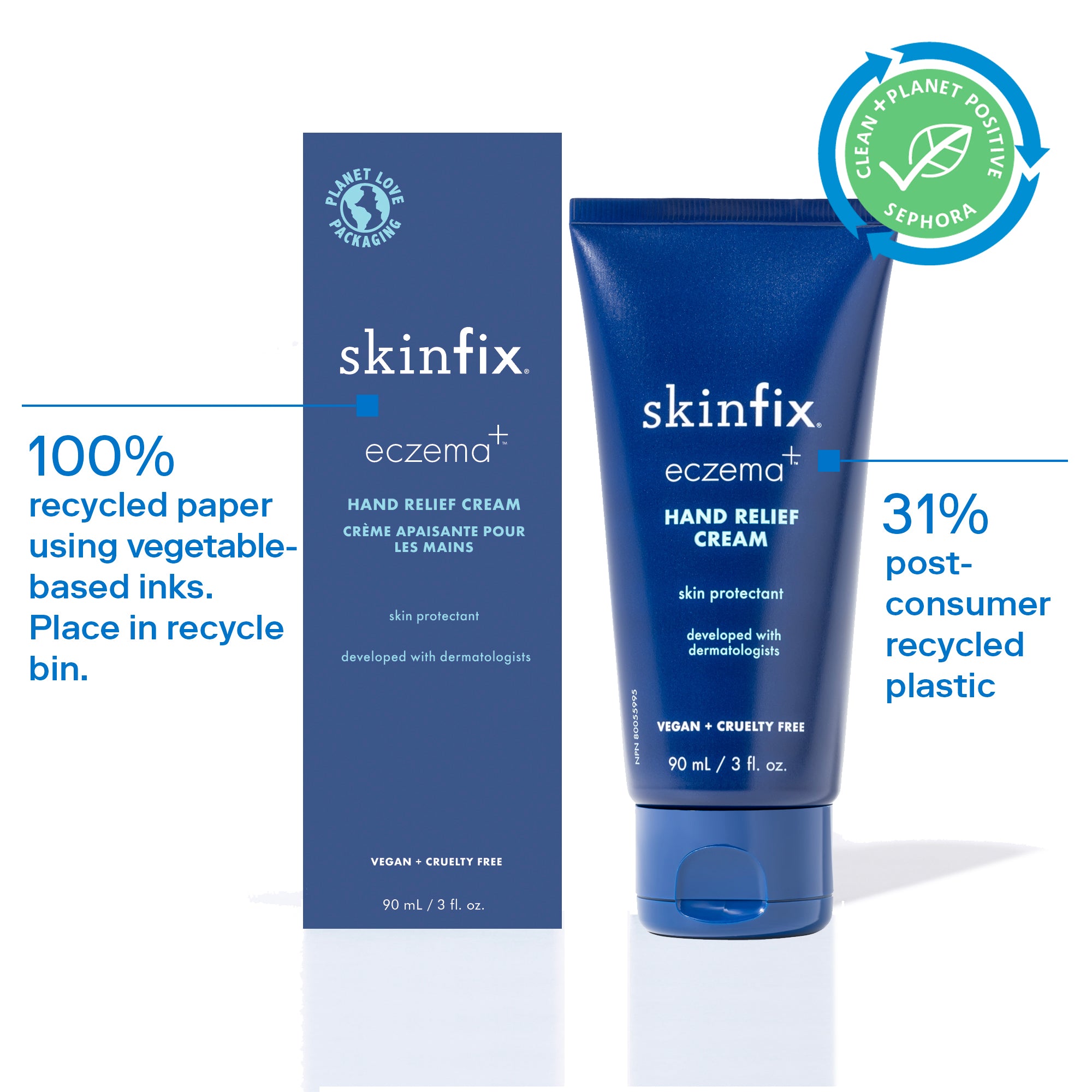Eczema Relief Cream for Hands - Fast-Acting Moisturizing Treatment for Dry, Itchy Skin - Perfect for Nighttime Use and Daily Hydration