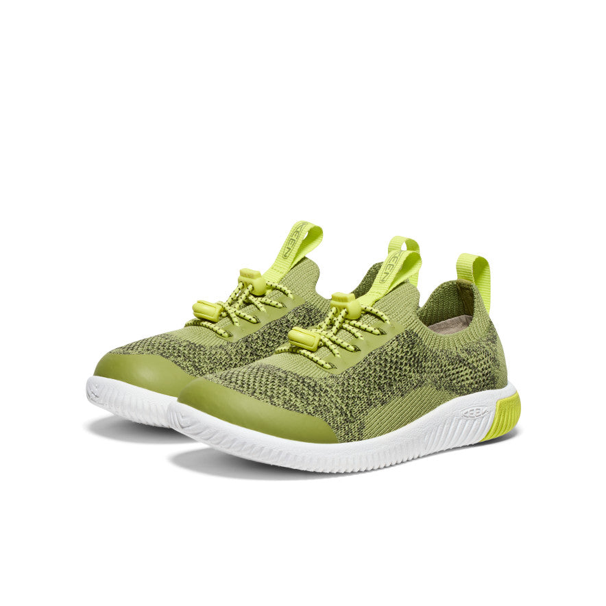 KNX Knit Sneakers for Toddlers & Little Kids - Breathable Comfort Shoes in Iguana Green & Evening Primrose | Perfect for Playtime, School & Everyday Wear
