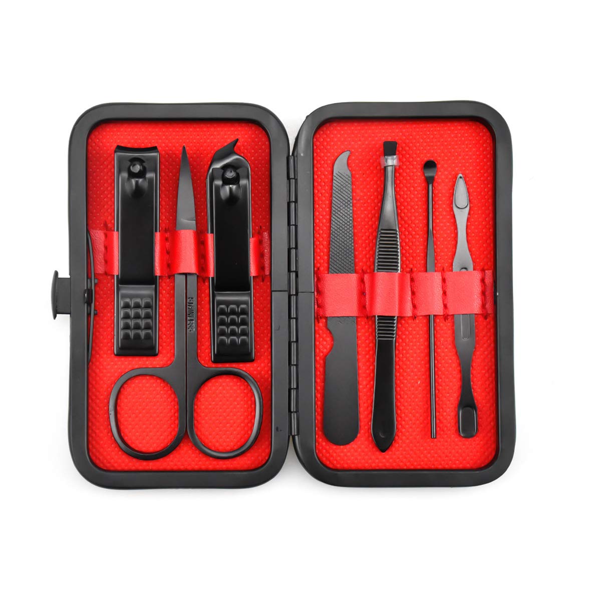 7-in-1 Professional Manicure & Pedicure Set for Women and Men - Heavy Duty Nail Clippers for Thick Nails, Toenail Cutters, Nail Care Kit with Storage Case - Perfect for Home, Travel & Salon Use