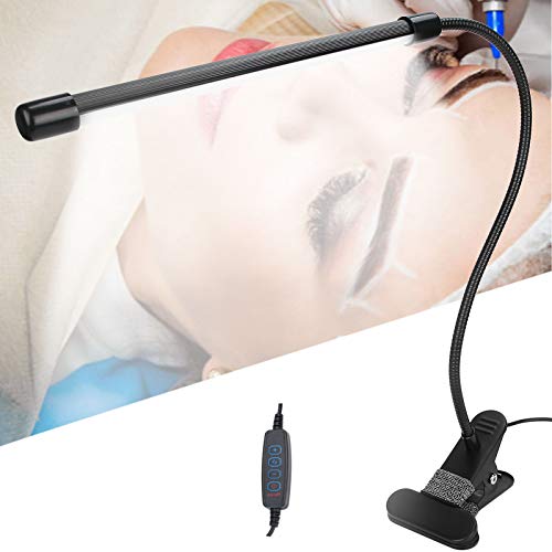 USB Clip On LED Desk Lamp - Aluminum Alloy Flexible Dimmable Light for Tattoo, Nail Art, Reading & Office Work | Adjustable Gooseneck Task Lighting with Clip Base