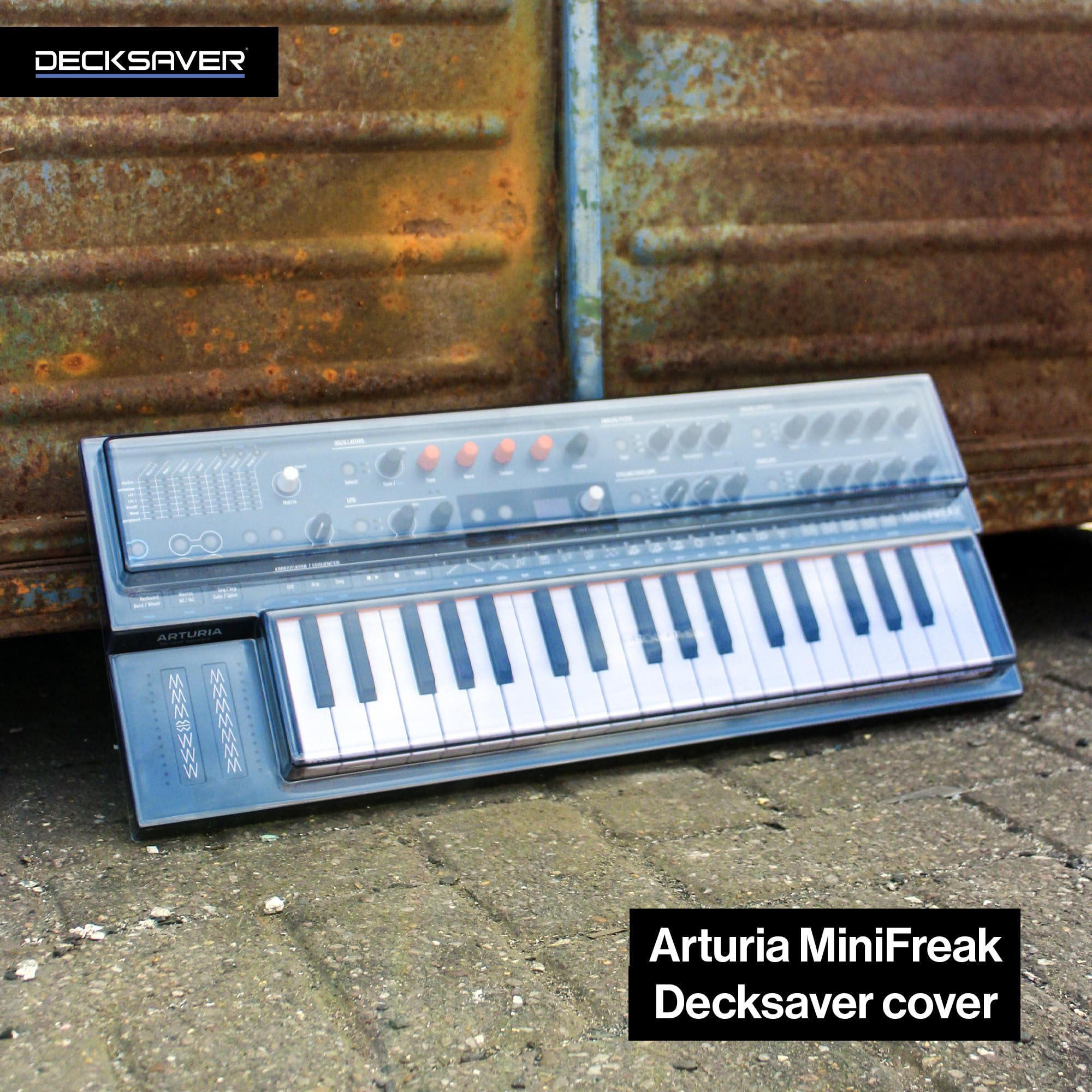 Decksaver Minifreak Cover (DS-PC) - Protective Case for Arturia MiniFreak Synthesizer | Dustproof & Scratch-Resistant | Perfect for Studio, Live Performances & Travel