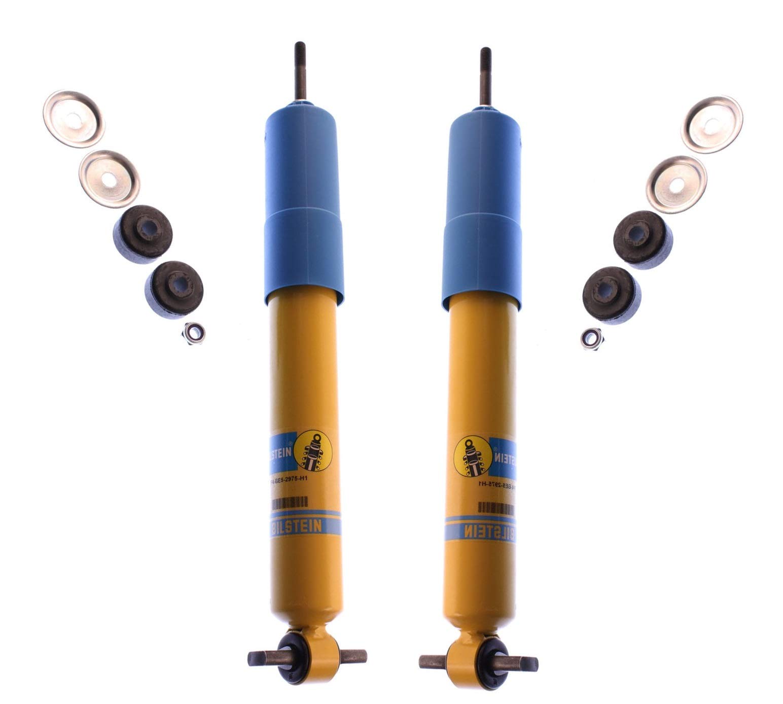 Bilstein B6 Performance Shock Absorbers - Pair Set for Chevy Corvette Base | Front Suspension Upgrade | Smooth Ride for Daily Driving & Performance Handling