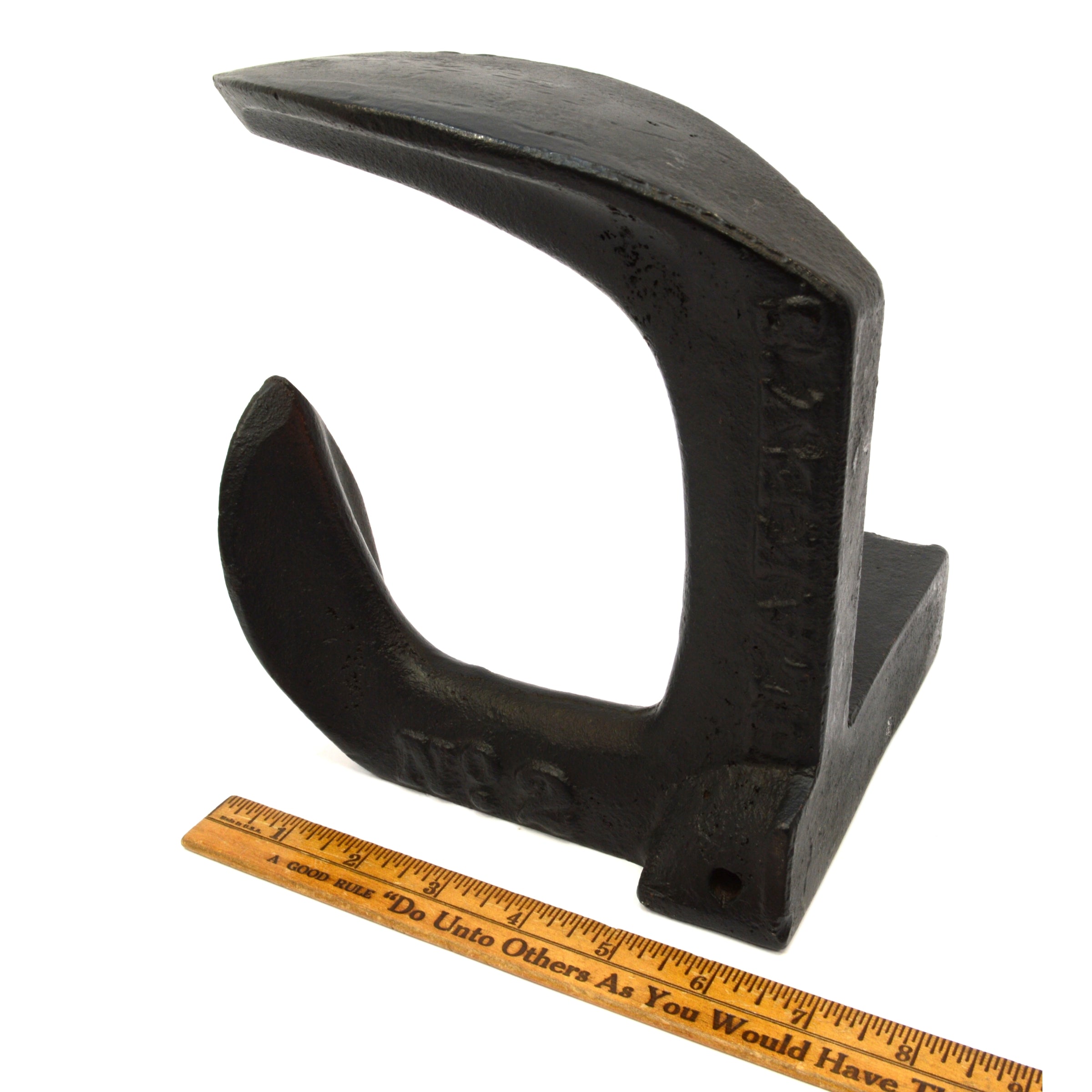Vintage Antique Cast Iron Cobbler's Shoe Last - Blakey's Paragon No. 2 Shoemaker Anvil from 1884 | Perfect for Shoe Repair, Leather Crafting & Historical Display