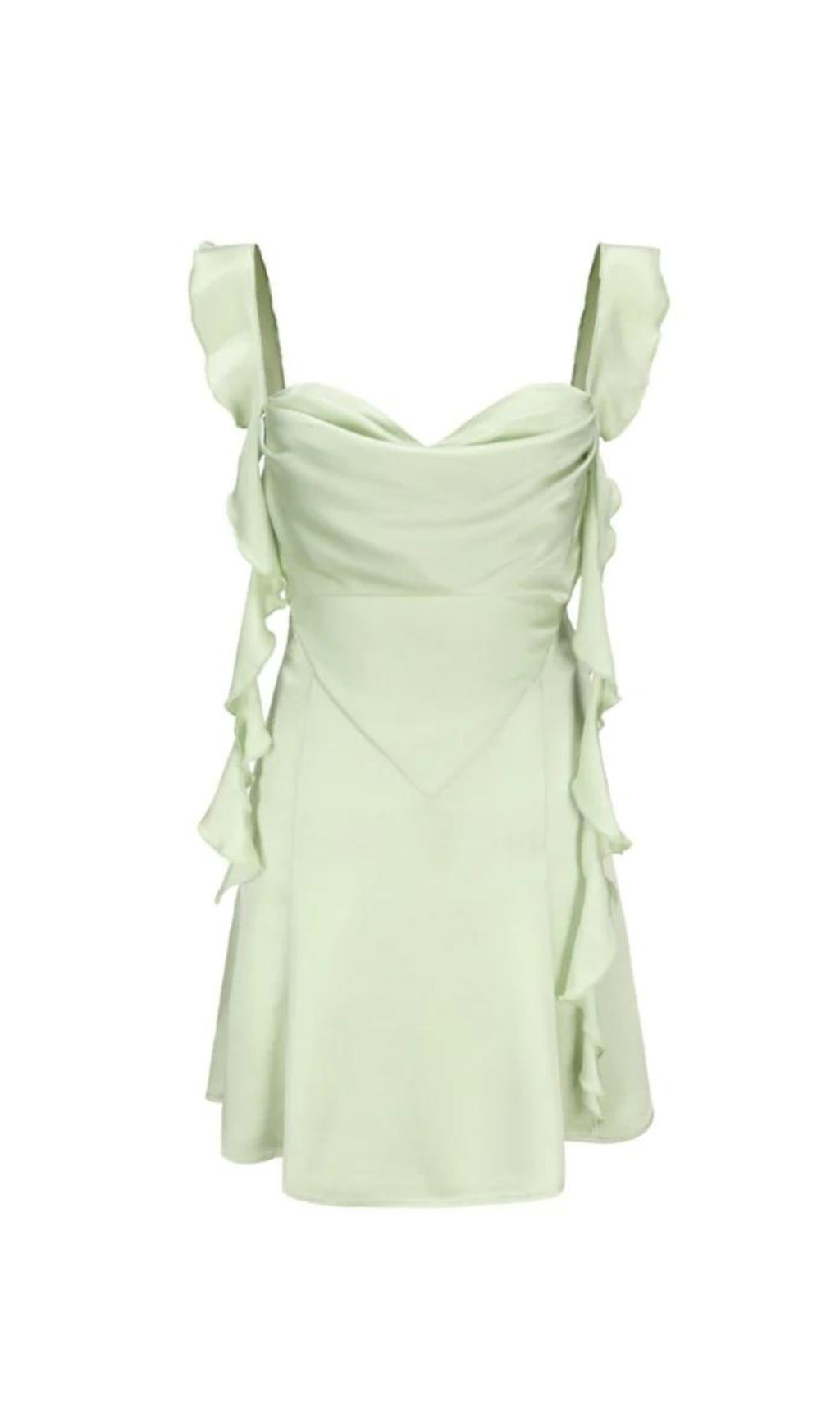 Sexy Green Strap Backless Mini Dress for Women - Summer Party, Clubwear, Date Night Outfit
