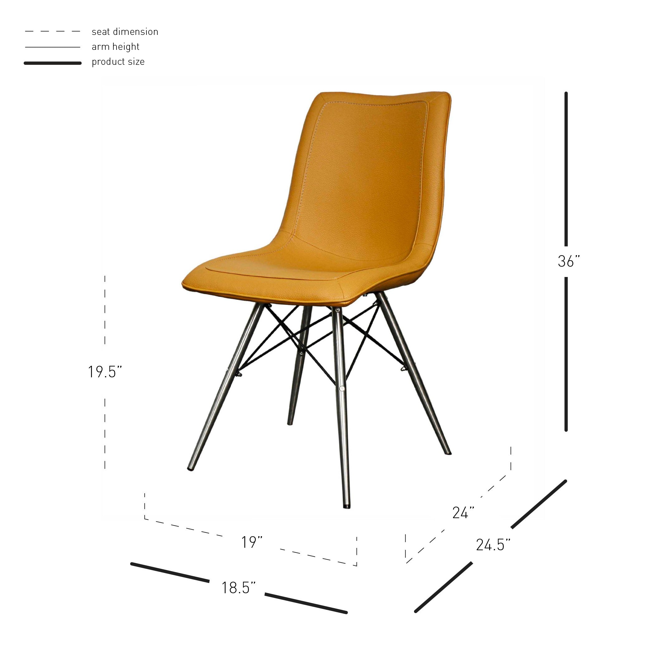 NPD Blaine Chair - Modern Ergonomic Office Chair with Adjustable Height & Lumbar Support for Home & Office Workspace - Perfect for Long Hours Sitting, Gaming, and Remote Work