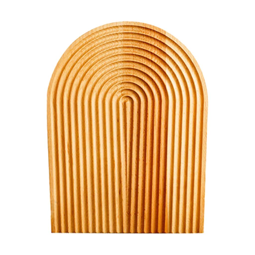 Premium Nordic Style Beech Wood Cutting Board - Non-Slip Chopping Block for Bread, Desserts & Cakes | Kitchen Organizer with Storage Function | Perfect for Baking, Meal Prep & Charcuterie Boards