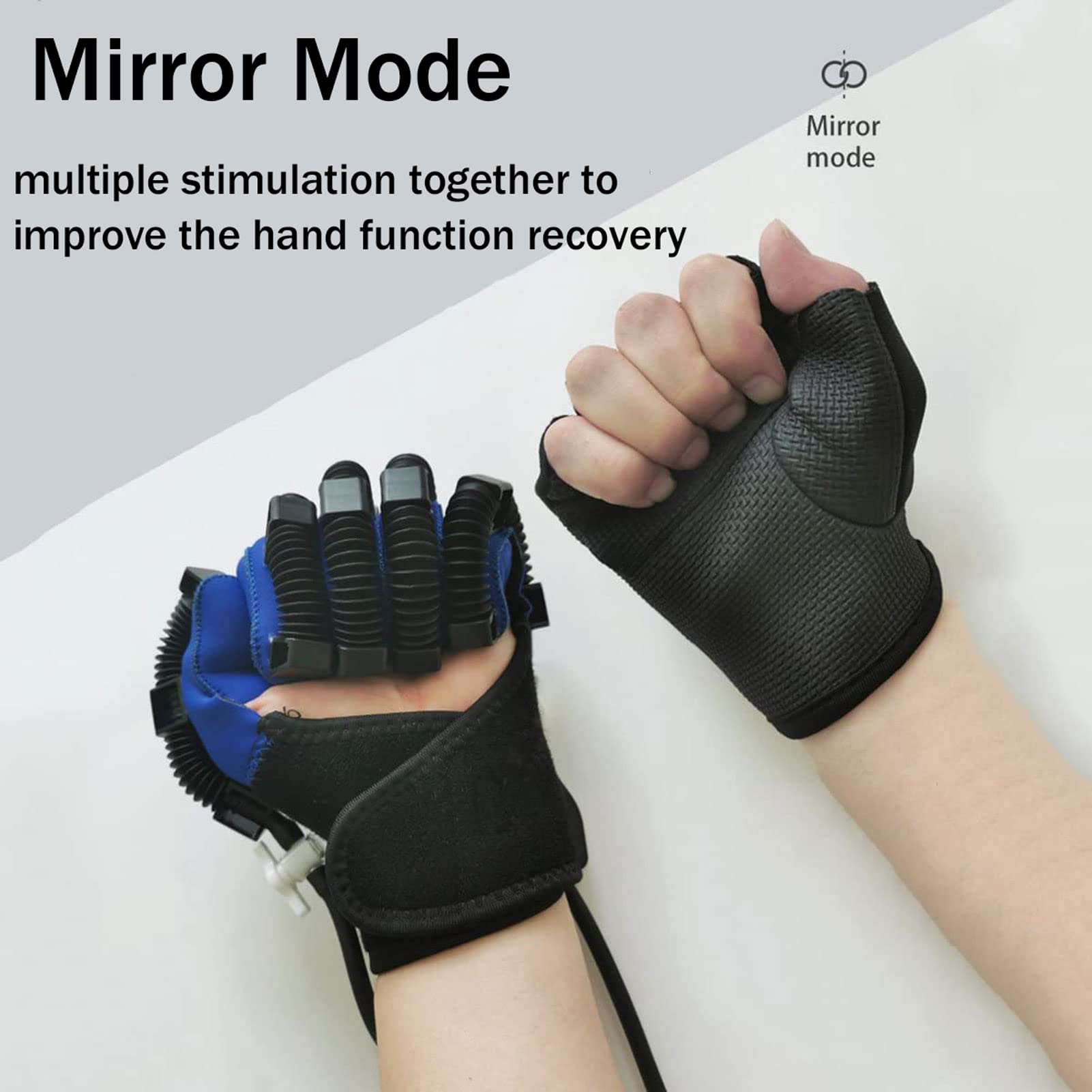 Rehabilitation Robot Gloves for Finger Training & Hand Therapy - Stroke Recovery Finger Orthosis & Functional Hand Splint - Right Hand (Size L) - Ideal for Post-Stroke Exercises & Hand Dysfunction Rehabilitation at Home