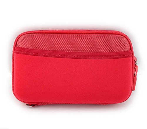Diabetes Organizer Case for Insulin Pens & Glucose Meter - Travel Storage Bag with Testing Strips Kit - Compact Carrying Pack for Men & Women (Red) - Perfect for Daily Use, Travel, and On-the-Go Diabetes Management