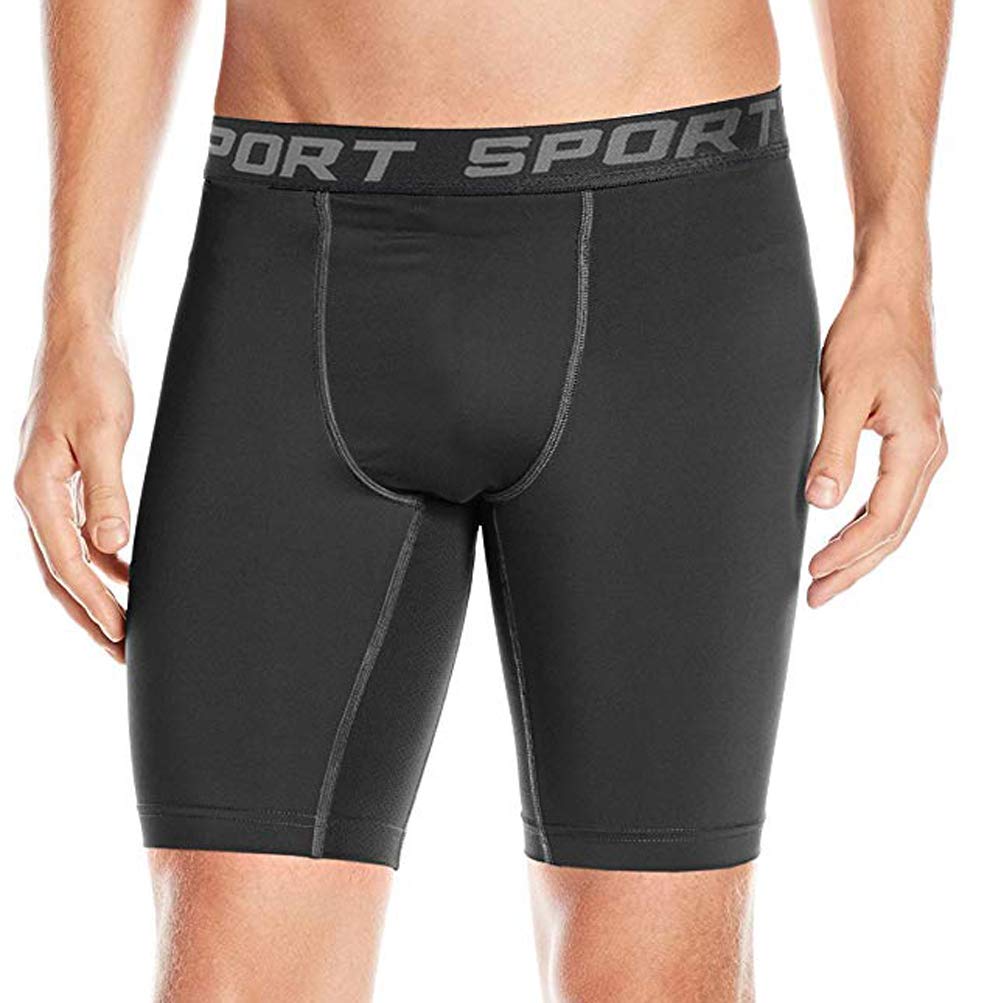 Men's Athletic Compression Shorts 3 Pack - Running, Workout & Sports Shorts for Gym, Training & Active Lifestyle