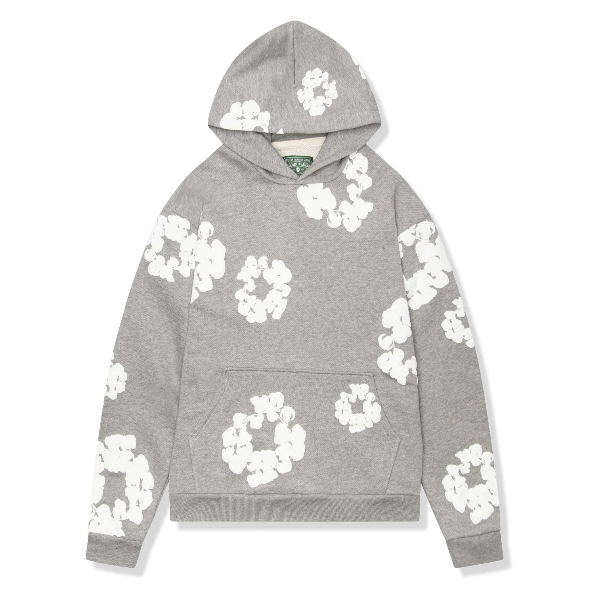 Denim Tears Cotton Wreath Grey Hoodie - Streetwear Fashion for Men & Women | Perfect for Casual Wear, Urban Style & Winter Outfits