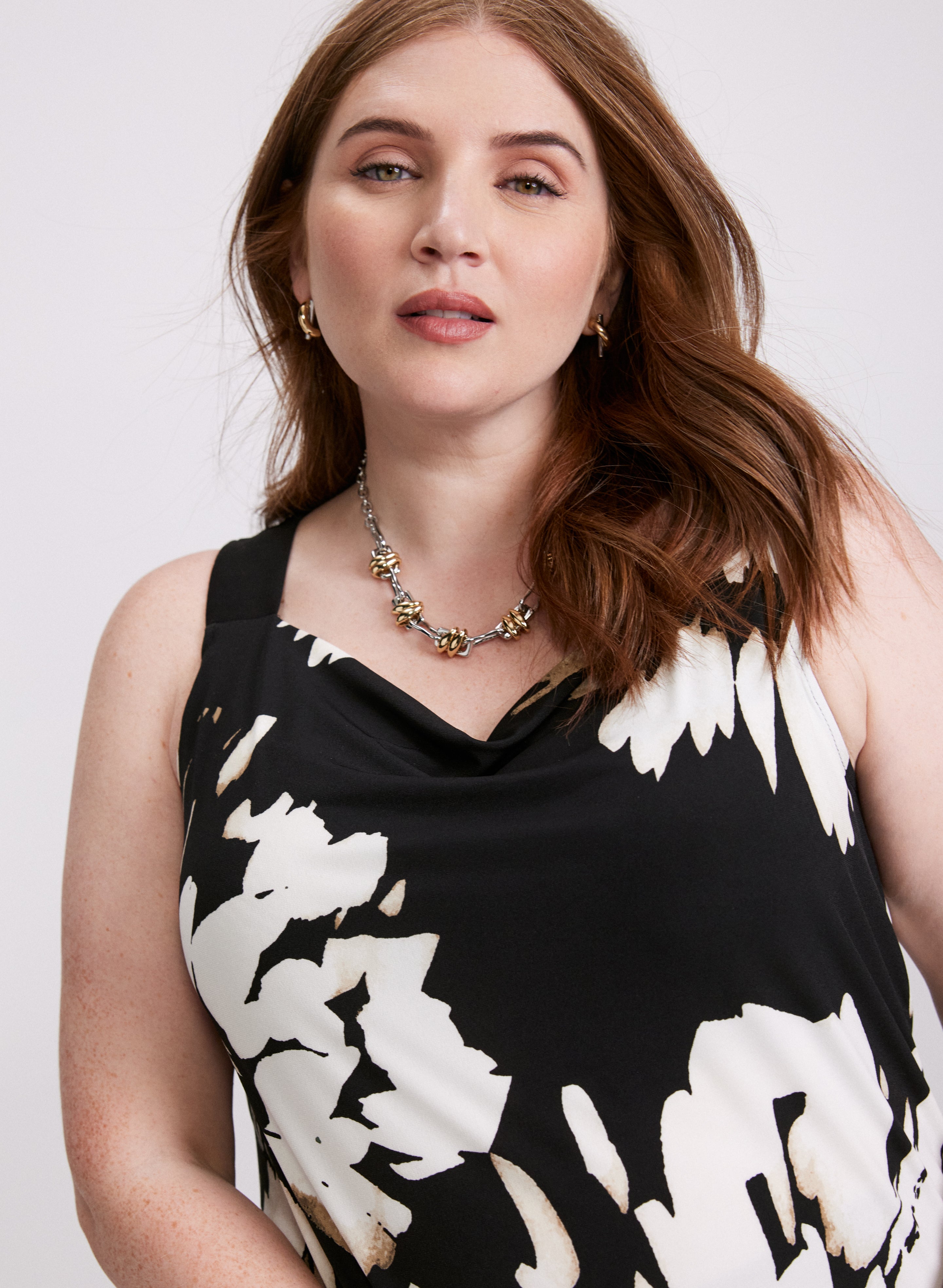 Floral Print Sleeveless Blouse for Women - Summer Fashion Tops - Perfect for Beach, Vacation & Casual Outings