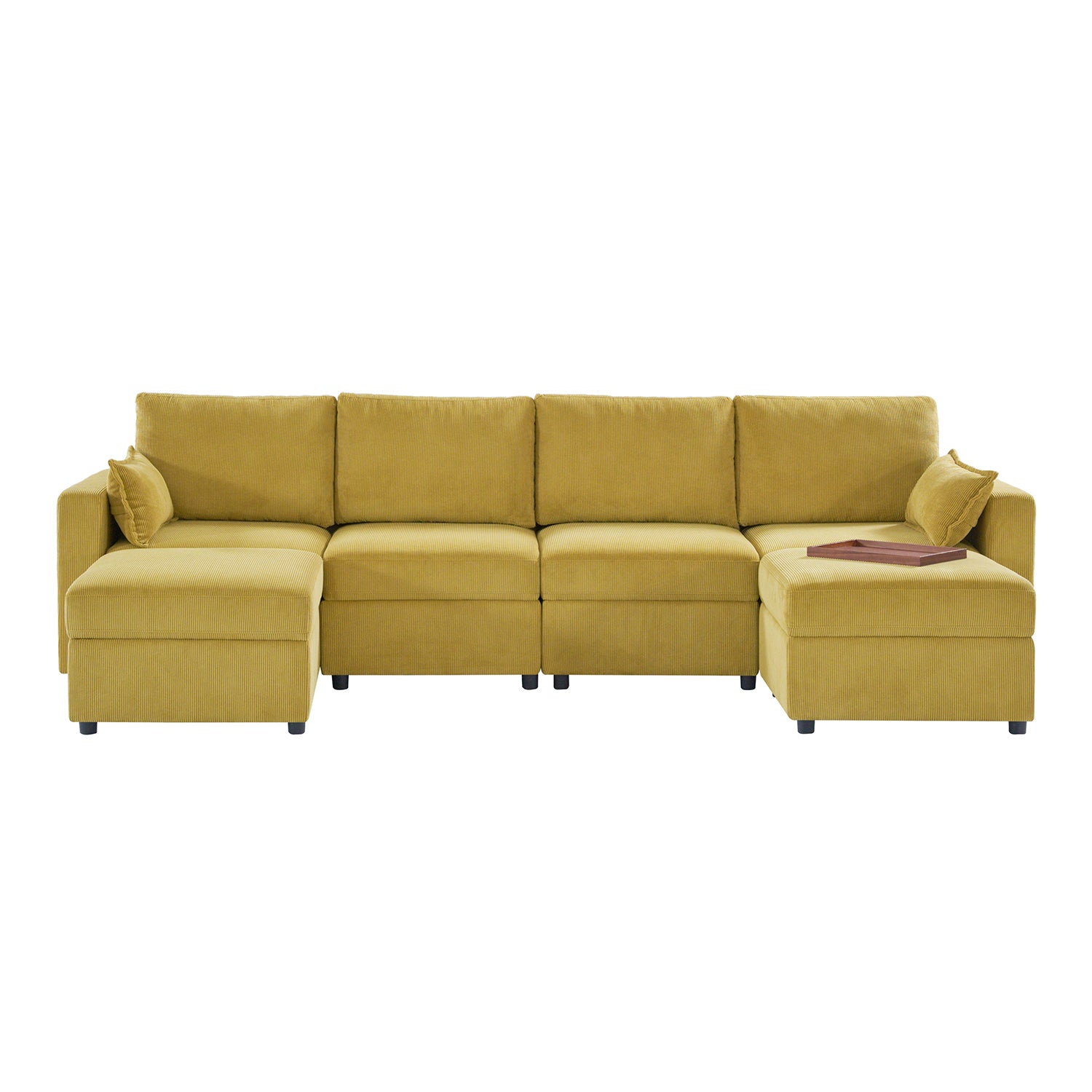 Amando Soft Storage Sectional Sofa - Modern L-Shaped Couch with Hidden Storage | Perfect for Small Spaces, Living Room & Apartment | Comfortable & Stylish Home Furniture