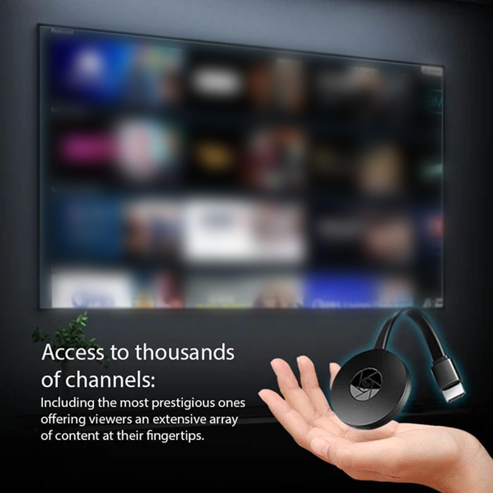 Seurico Magic TV Box - Wireless 4K WiFi Screen Mirroring Streaming Device for Smartphones, Android & iOS (2 Pack) - Perfect for Home Entertainment, Gaming & Office Presentations