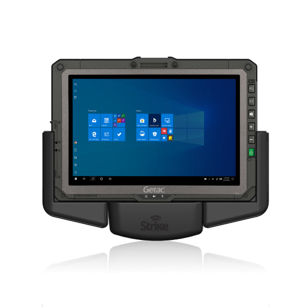Getac UX10 Rugged Tablet Extended Battery Car Cradle with Ethernet Port - Vehicle Mount for Fleet Management & Field Work (No Charger Included)