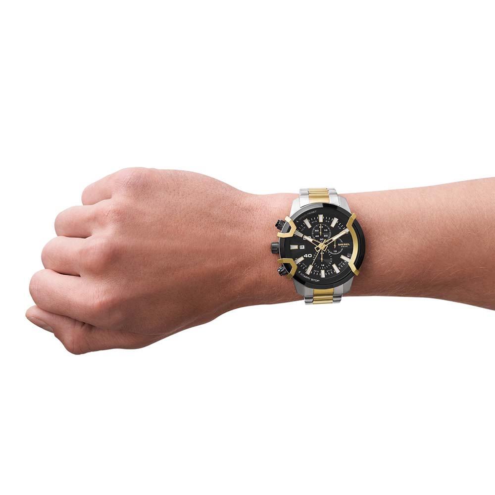 Diesel DZ4577 Griffed Chronograph Men's Watch - Stylish Analog Quartz Timepiece for Casual & Business Wear