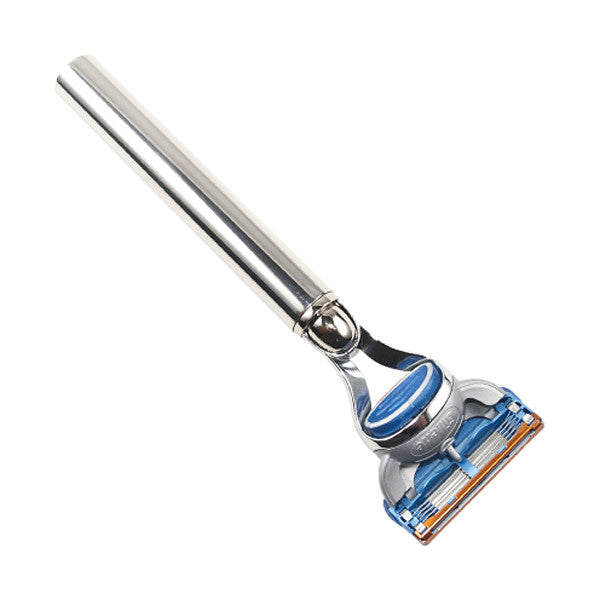Parker Fusion Razor Chrome - Premium Men's Shaving Razor with Smooth Glide for a Close Shave - Perfect for Daily Grooming & Travel