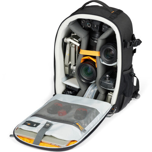 Lowepro Adventura BP 300 III Camera Backpack - Waterproof DSLR Bag for Photographers with Laptop Compartment (Black) - Perfect for Travel, Hiking & Outdoor Photography