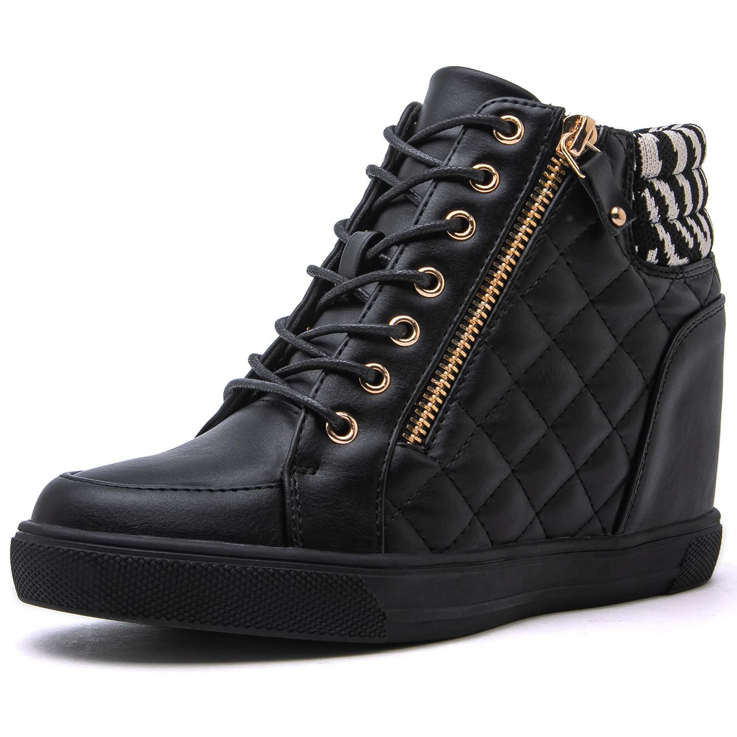 GLOBALWIN Women's Ankle Boots Wedge Sneakers - Comfortable Casual Shoes for Women | Perfect for Work, Walking & Everyday Wear