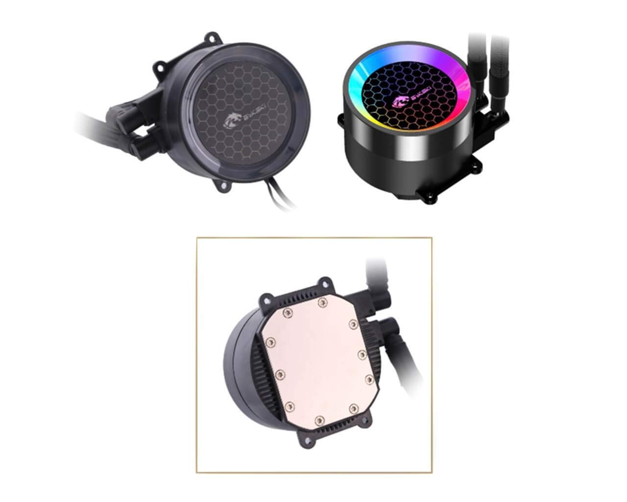 Bykski AIO 120mm RGB Liquid CPU Cooler - High Performance Integrated Cooling System for Gaming PC & Workstation (B-FRD120-RBW) - Perfect for Overclocking & Silent Operation