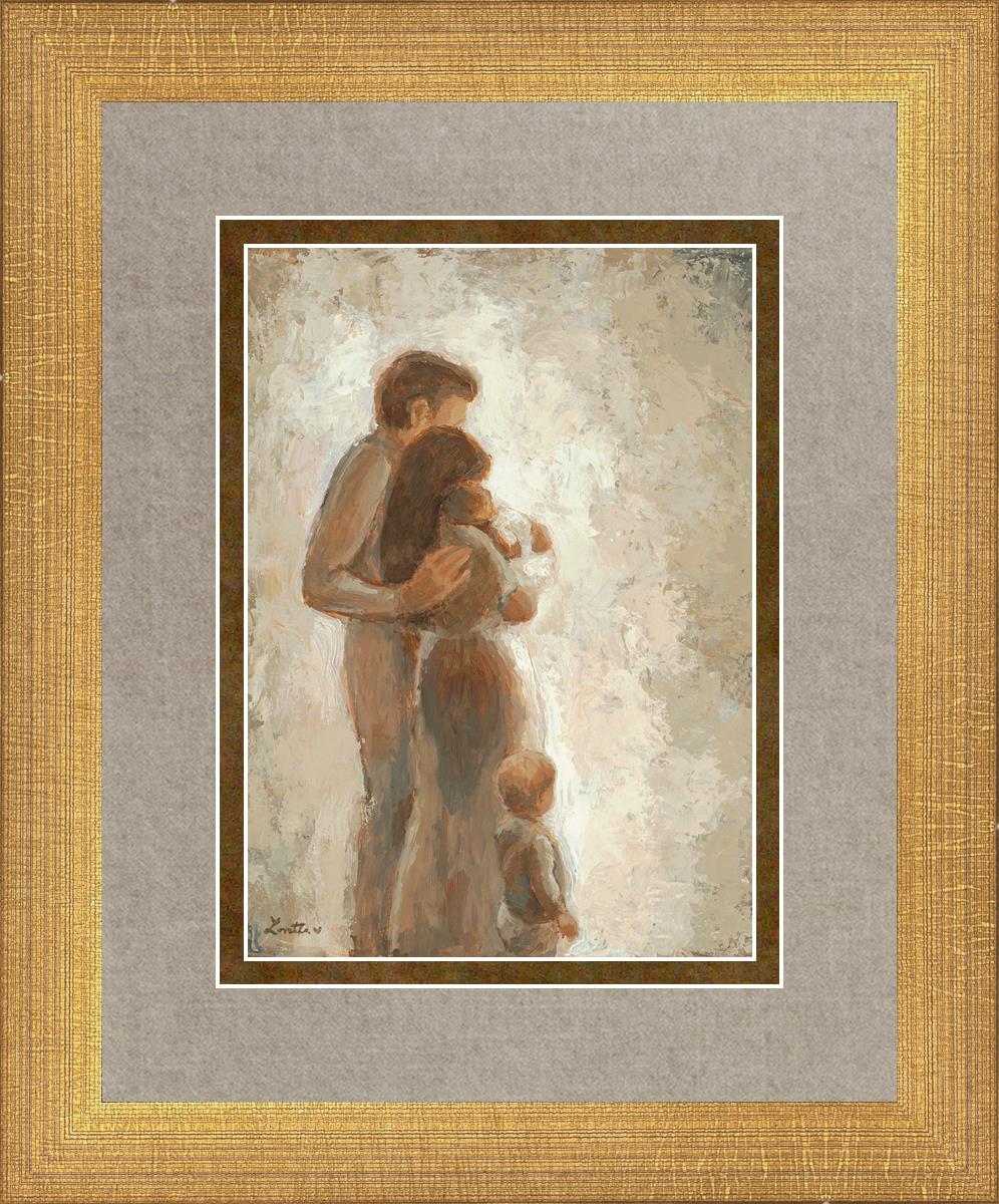 Family Looking Towards the Light - Inspirational Wall Art for Home Decor | Motivational Canvas Print for Living Room, Bedroom & Office | Perfect Gift for Family & Friends