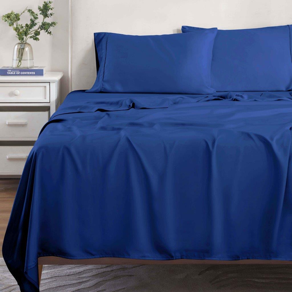 Premium 300 Thread Count Modal Deep Pocket Sheet Set - Soft & Breathable Bedding for Ultimate Comfort - Perfect for Master Bedroom, Guest Room, or Vacation Home