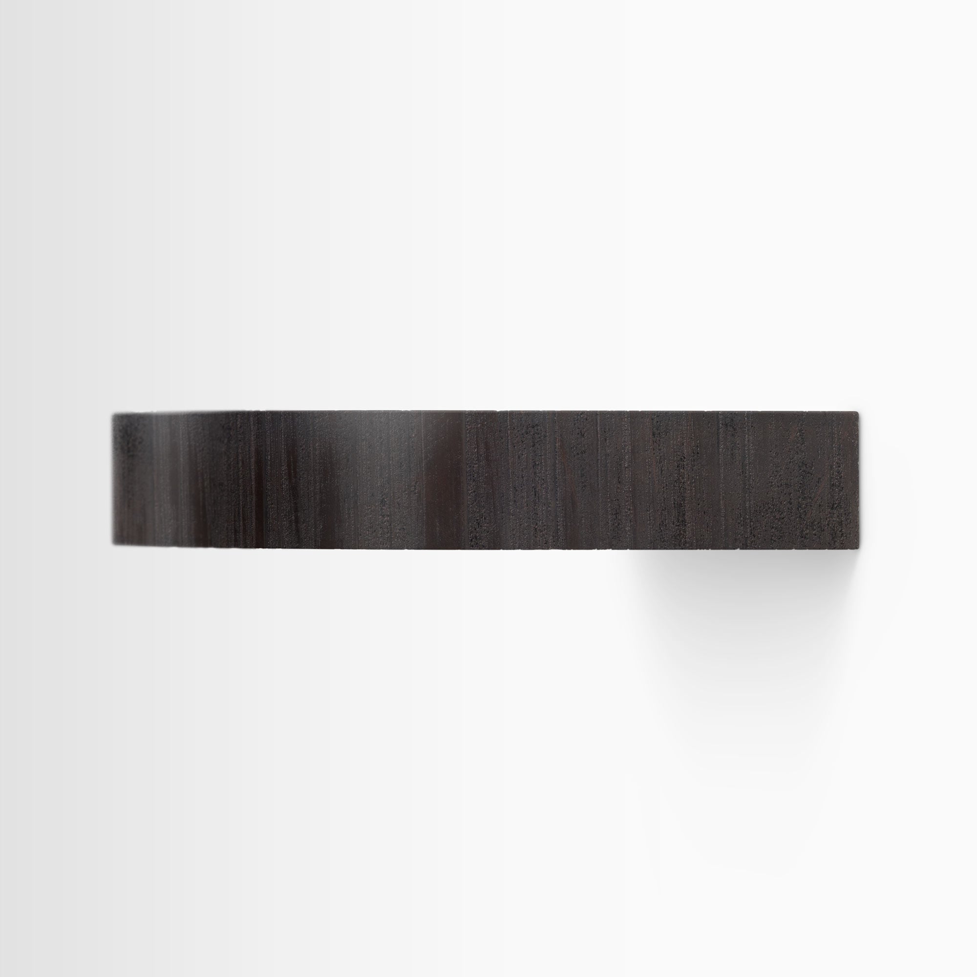 Aksel RADius Rustic Floating Shelf for Espresso Bar - Handcrafted Wood Wall Shelf for Coffee Corner, Kitchen Decor, and Home Organization