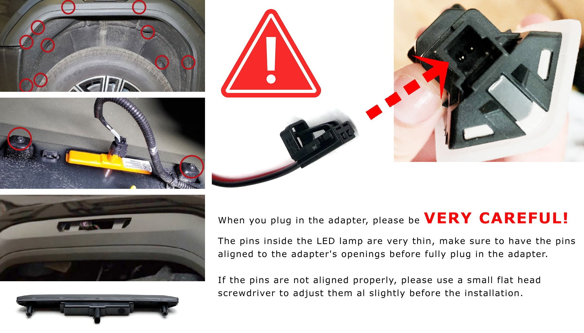 4-Piece White LED Fender Side Markers with Smoke Lens for 2020+ GMC Sierra 2500/3500 - Upgrade Your Truck's Style & Visibility for Night Driving and Off-Road Adventures