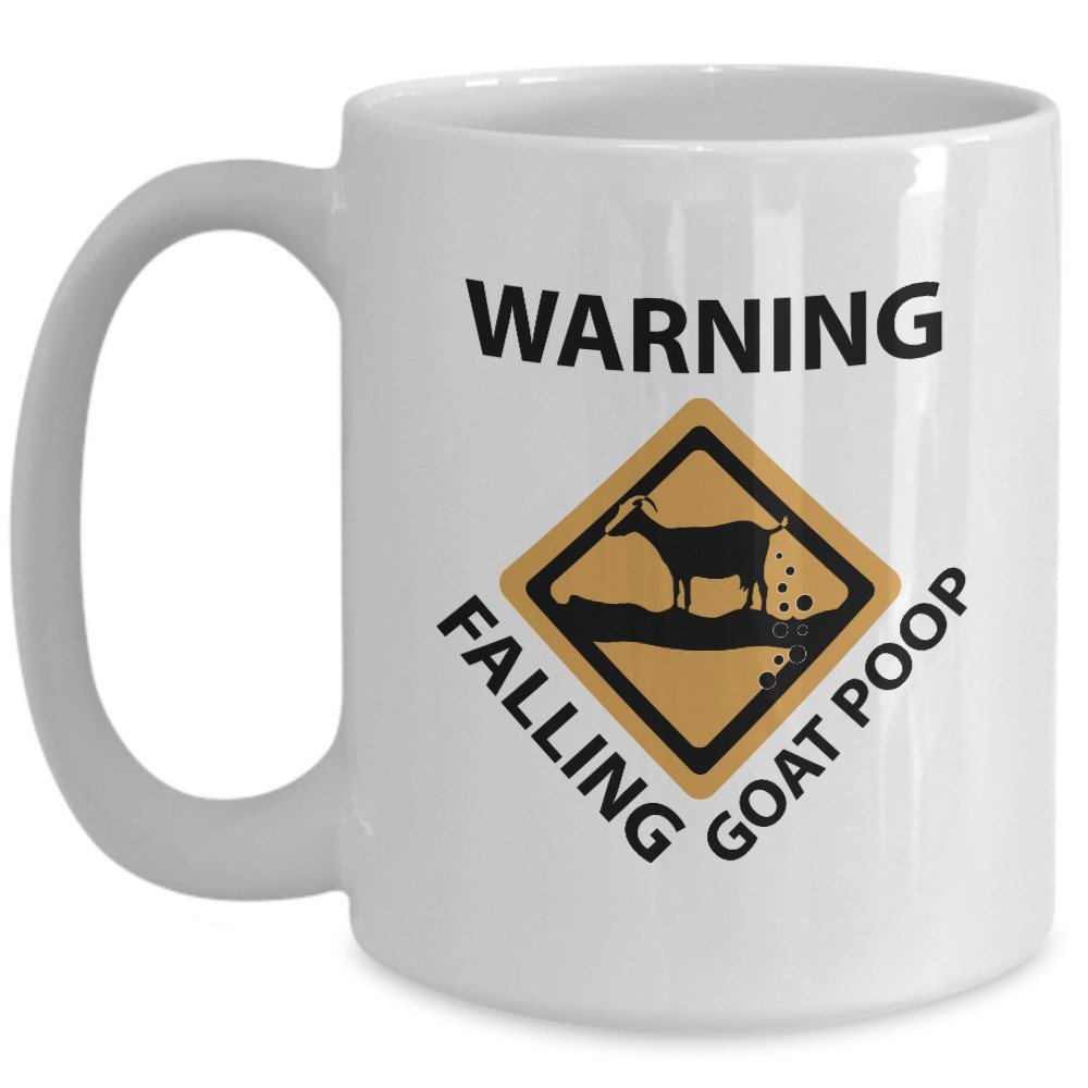 Premium 3D Goat Coffee Mug (15 oz) - Funny & Unique Goat Poop Coffee Cup - Perfect Gift for Goat Lovers & Coffee Enthusiasts - Ideal for Farmhouse Decor, Office Use, and Humorous Gifts