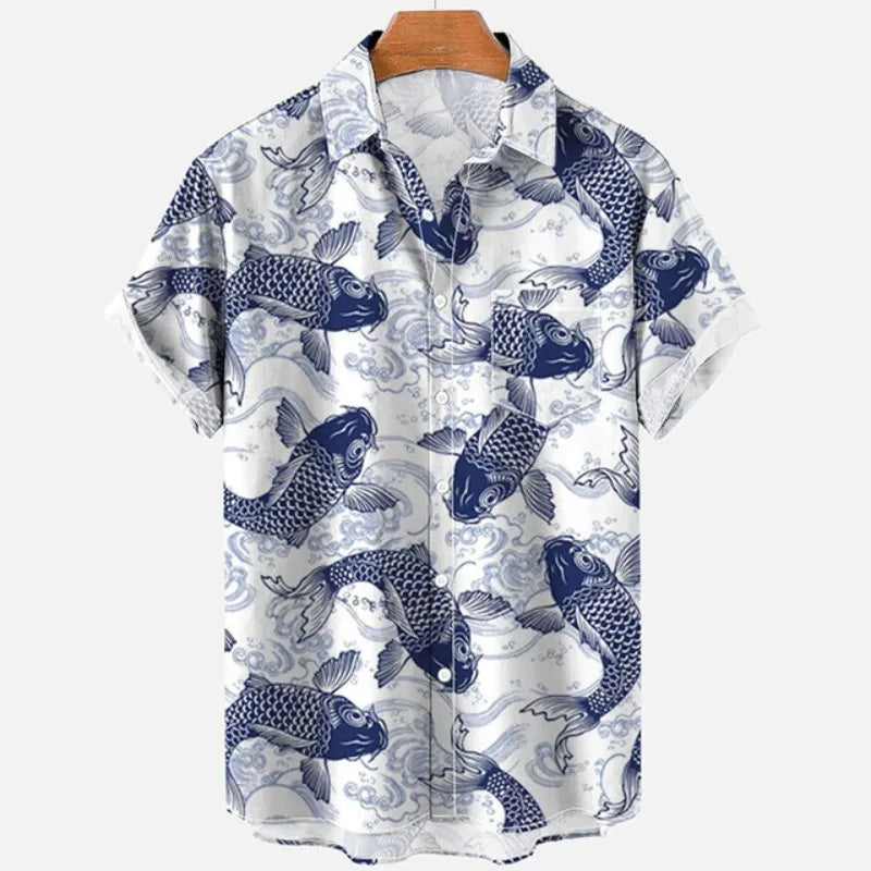 Men's Boho Patchwork Shirt for Festival & Party Outfits | Casual Summer Hippie Style Shirt for Music Festivals & Beach Vacations