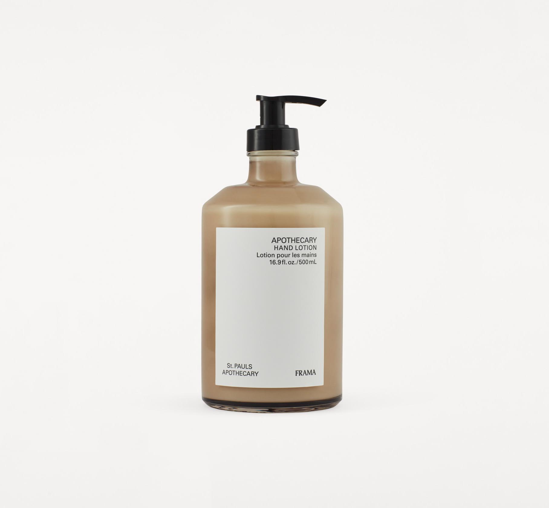 FRAMA Apothecary Hand Lotion 500ml - Moisturizing & Nourishing Hand Cream for Dry Skin - Perfect for Home, Office & Travel Use