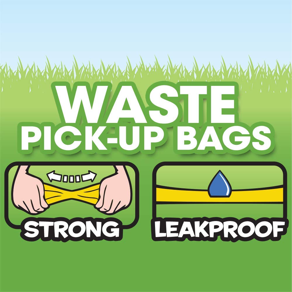 Eco-Friendly Dog Poop Bags - Extra Thick Leak Proof Pet Waste Bags, 9x14 Inches, 600 Count Blue - Perfect for Dog Walks, Park Visits & Backyard Cleanup