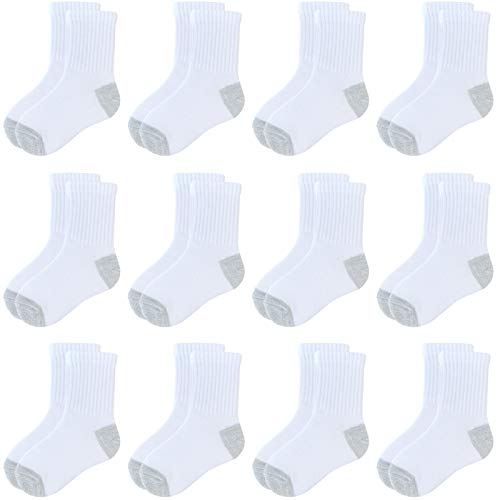12 Pairs-white&grey