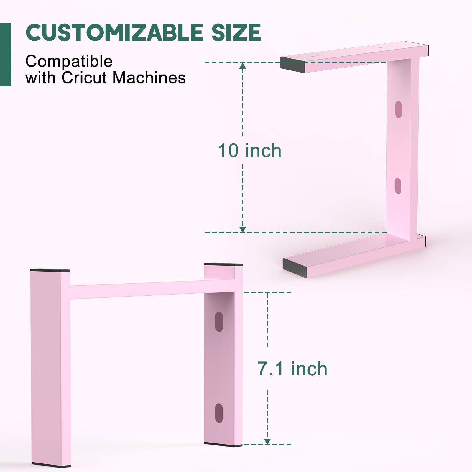 2-in-1 Stand Legs for Cricut Maker 3/Maker/Explore 3/Explore Air 2 - Dual Machine Operation & Craft Room Organizer - Perfect for Scrapbooking, Vinyl Cutting & DIY Craft Projects